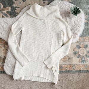 NWT Between Me & You Cream Cowl Neck Seater- Size Medium